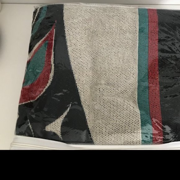 Indigenous Cotton Tapestry Throw "Lovebirds" NEW - Picture 9 of 15